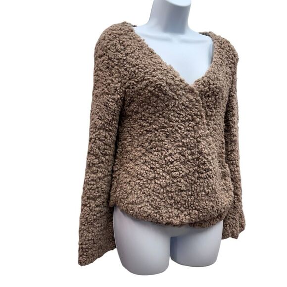 Free People Marshamallow Teddy sweater M - Picture 2 of 9